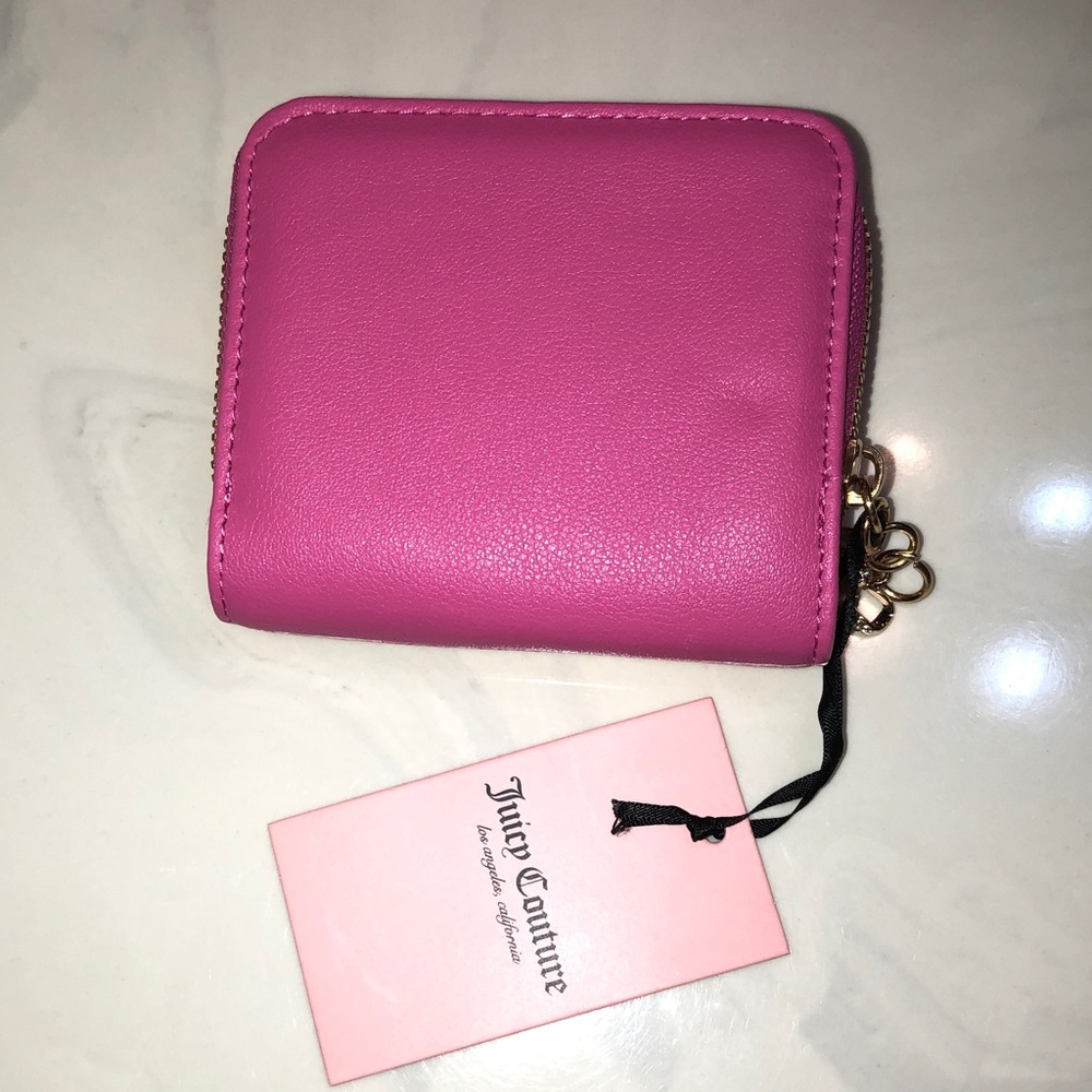 Juicy Couture Light Pink Love Potion Simply Sweet Small ZA Bifold Wallet NWT - Picture 9 of 16